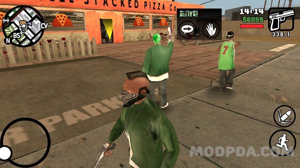 Grand Theft Auto: San Andreas mod apk - Menu Mod / Adicionar Saúde /  Adicionar Saúde e Dinheiro / Adicionar Resistência / Obter um Carro Fúnebre  / Obter um Tanque de Combustível /