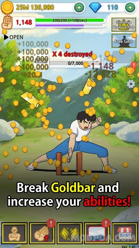 Download Tap Tap Breaking Break Everything Clicker Game Hack Mod Free Shopping For Android