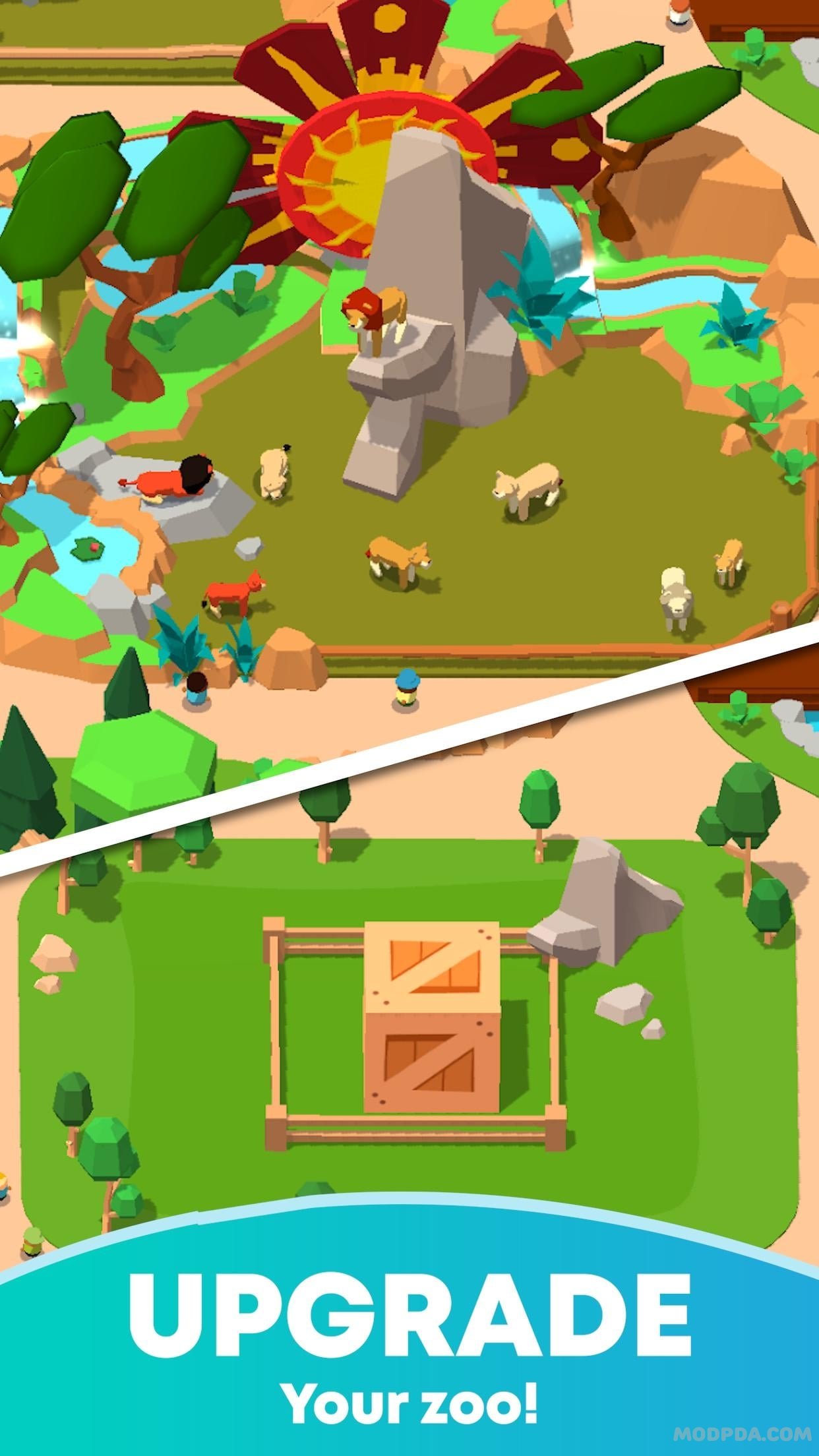 Download Idle Zoo Tycoon 3D - Animal Park Game HACK/MOD for Android