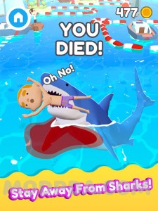 Shark Escape 3D - Swim Fast! screenshot №5