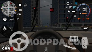 Sport car 3 : Taxi & Police - drive simulator screenshot №4