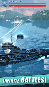 Idle Fleet: Warship Shooter screenshot №3