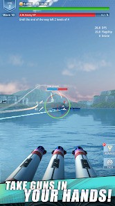 Idle Fleet: Warship Shooter screenshot №1