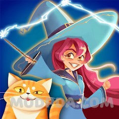 Witch & Cats - Match 3 Puzzle [ВЗЛОМ: Много Денег] 50.0