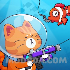 Mew Catching Fish [MOD: Free Shopping] 1.0.1