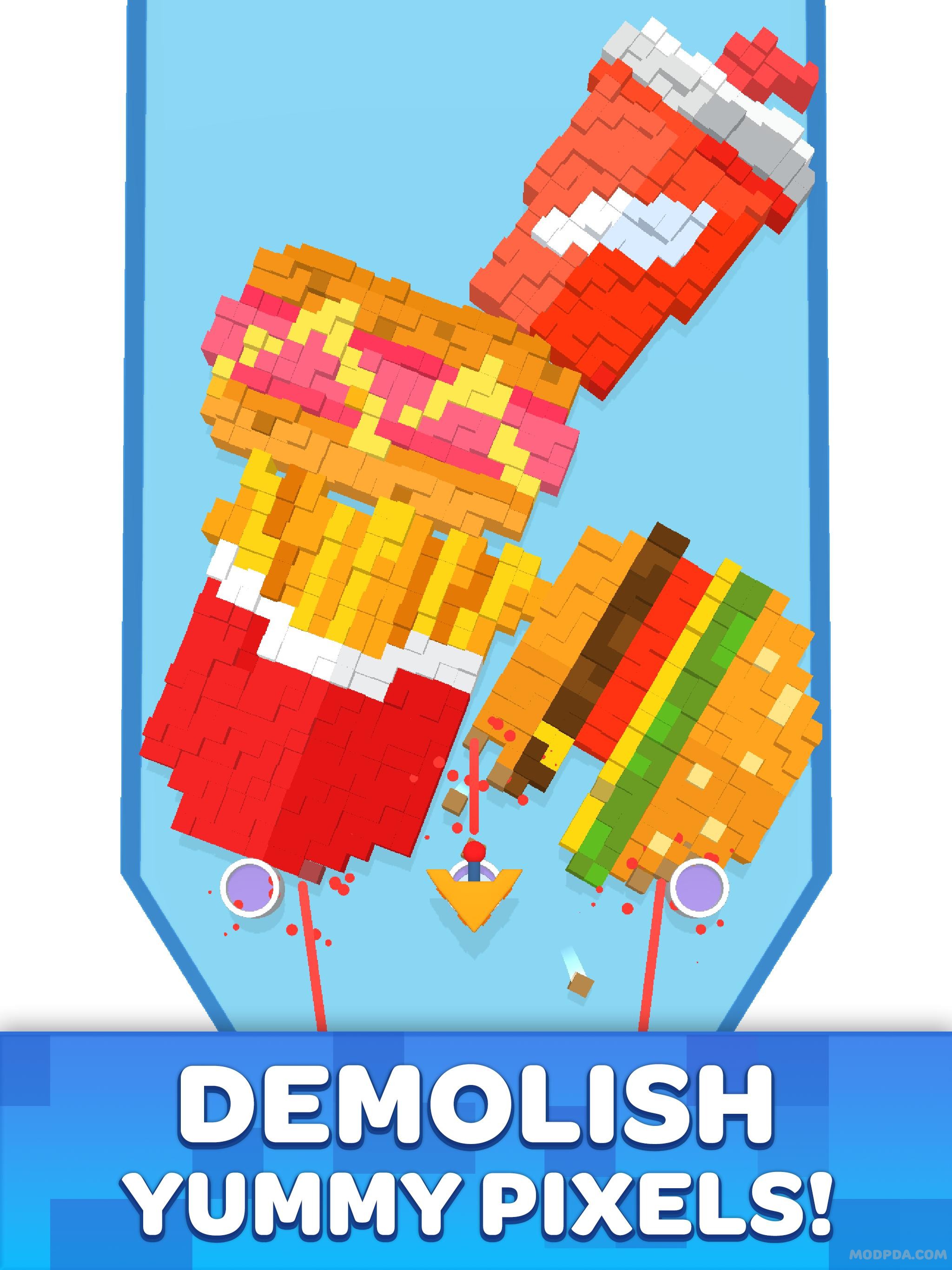 Скачать Pixel Demolish мод (ВЗЛОМ: Нет рекламы) на Андроид бесплатно APK.