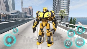Robot War: Car Transform Game screen 1