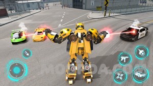 Robot War: Car Transform Game screen 2