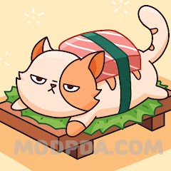 Sushi Cat Cafe Idle Food Game [ВЗЛОМ: Много Денег]