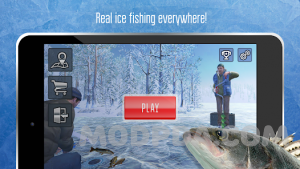 Зимняя рыбалка русская игра 3d screen 1