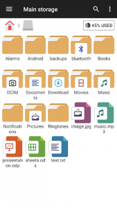 File Manager screen 3
